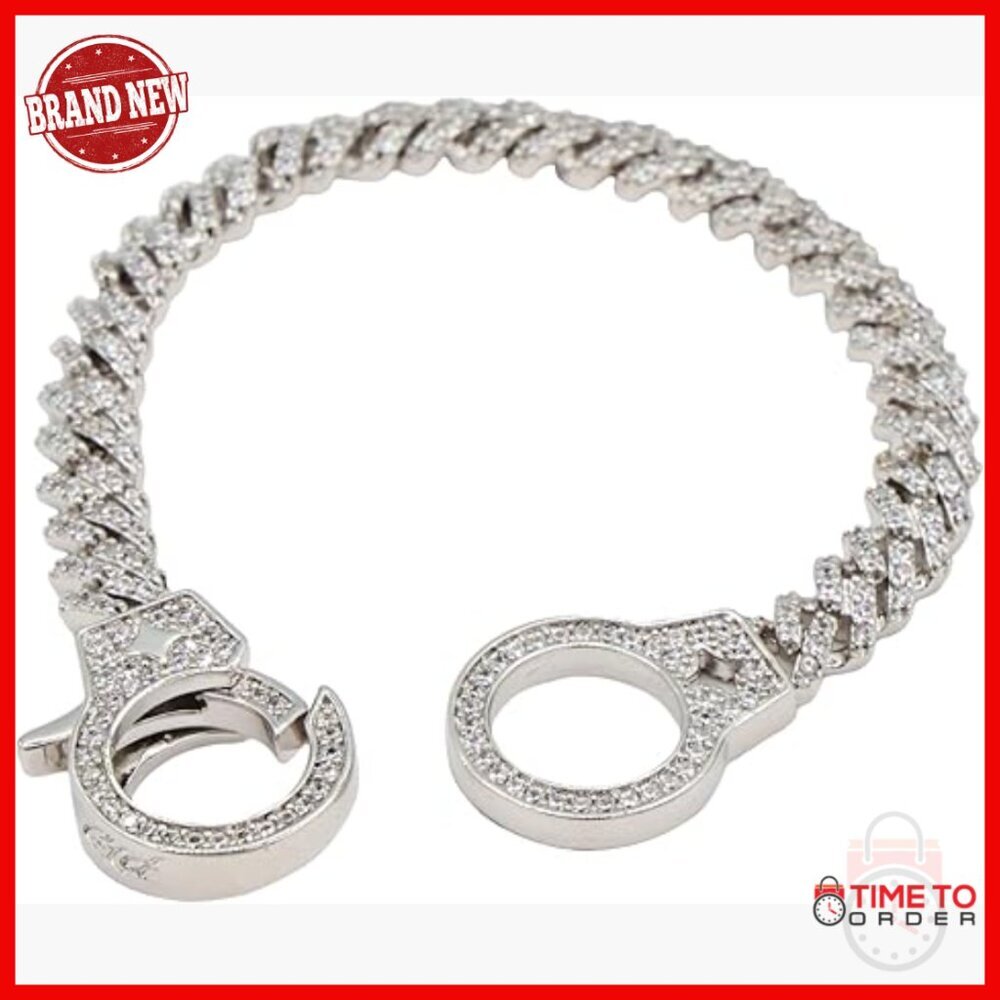 Unisex Cuban Link Bracelet, 6-9 Inch Lengths, Stainless Steel, Lobster Clasp